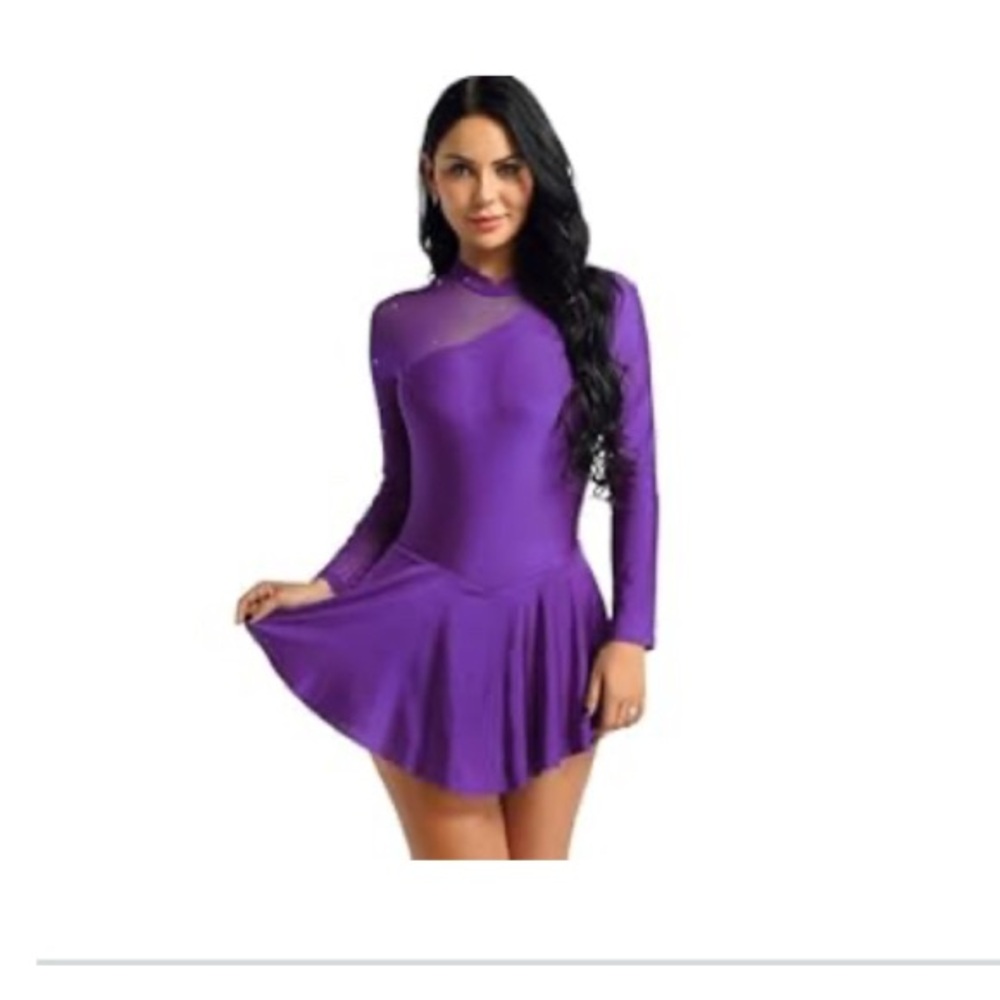 Purple Skating Dress
